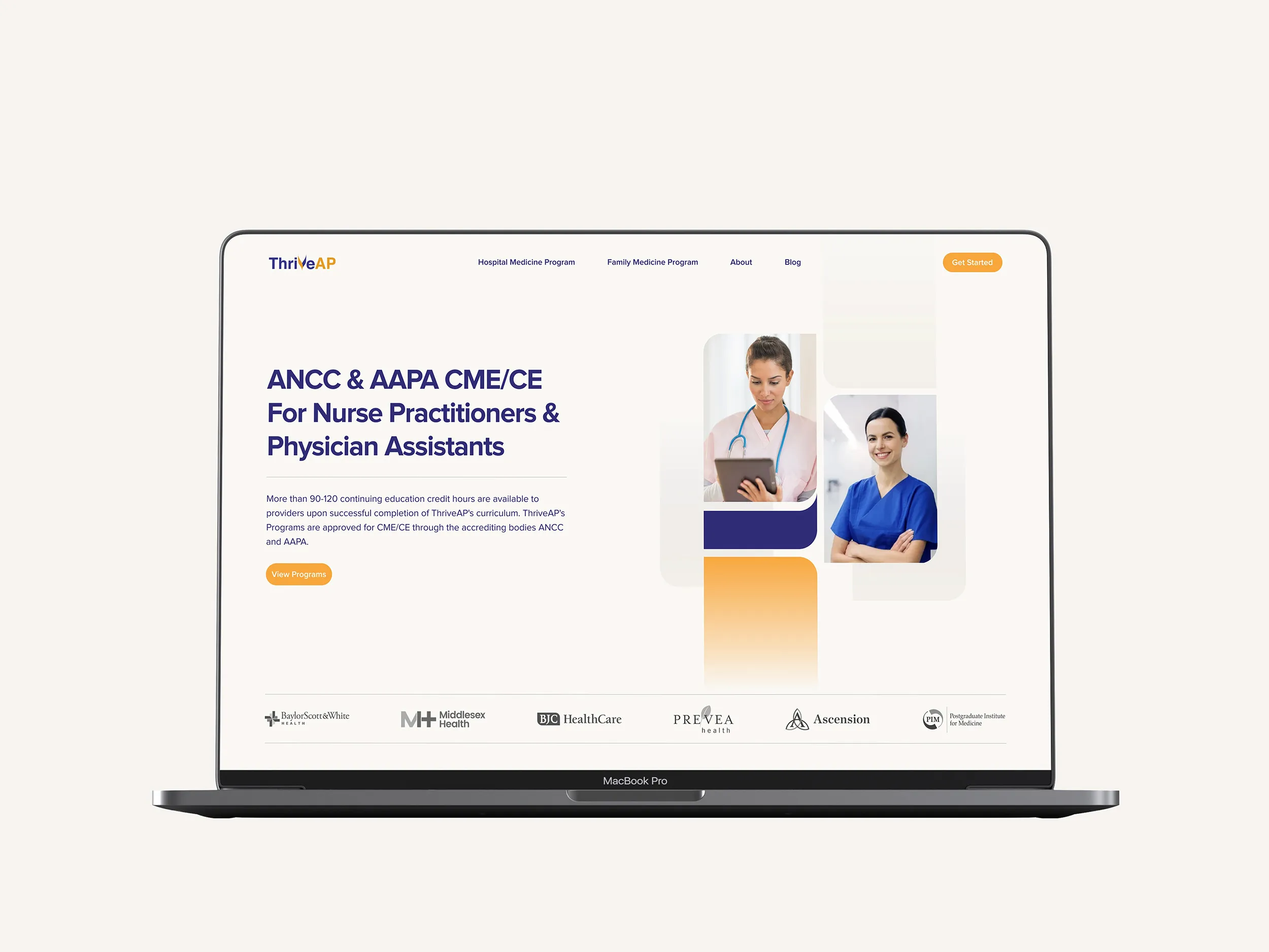 ThriveAP — Product & Web Design
